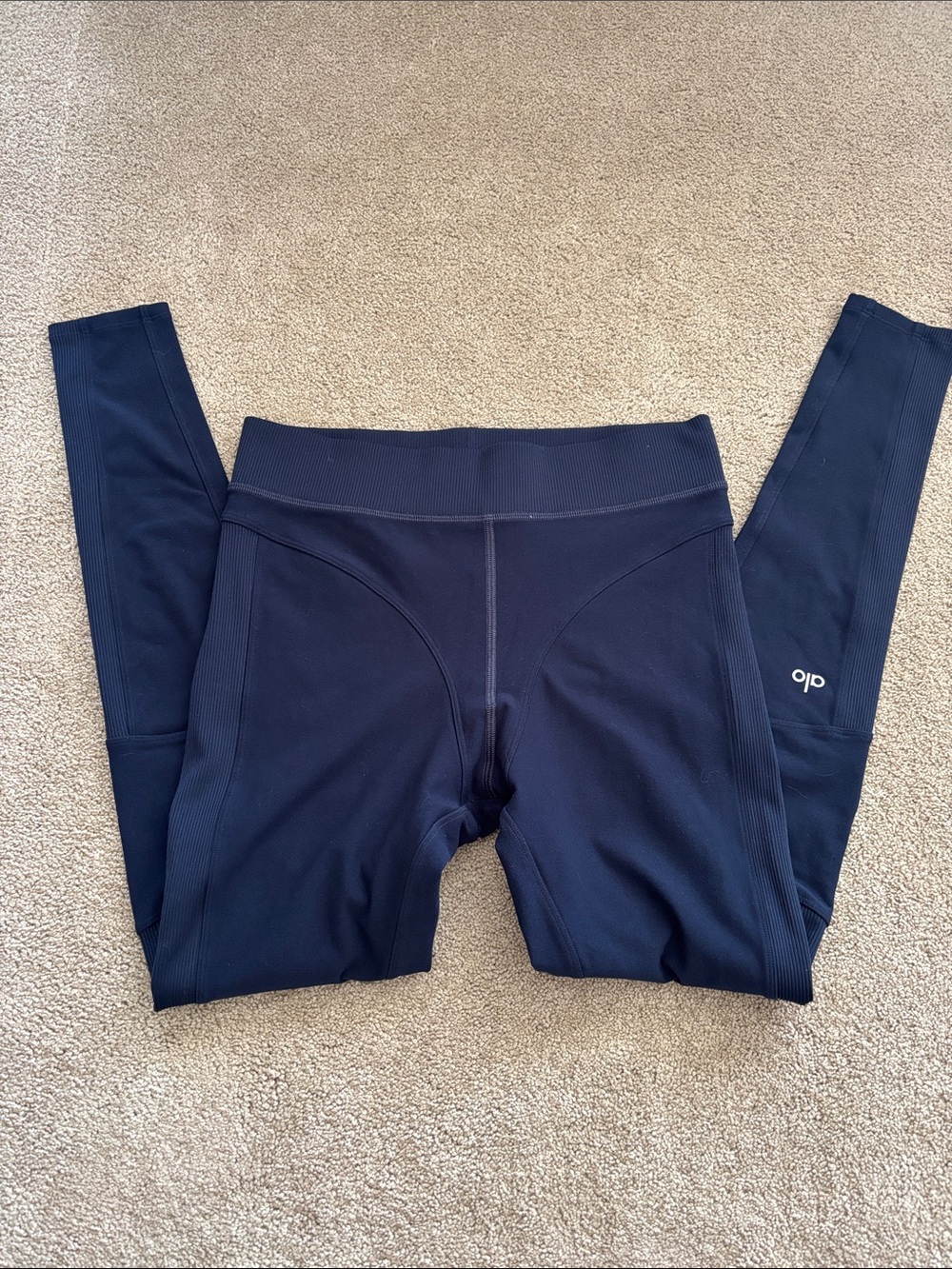 ALO Yoga Navy Leggings